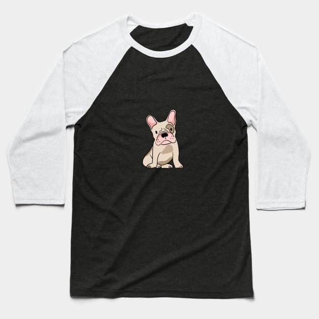 Pug illustration Baseball T-Shirt by bigmomentsdesign